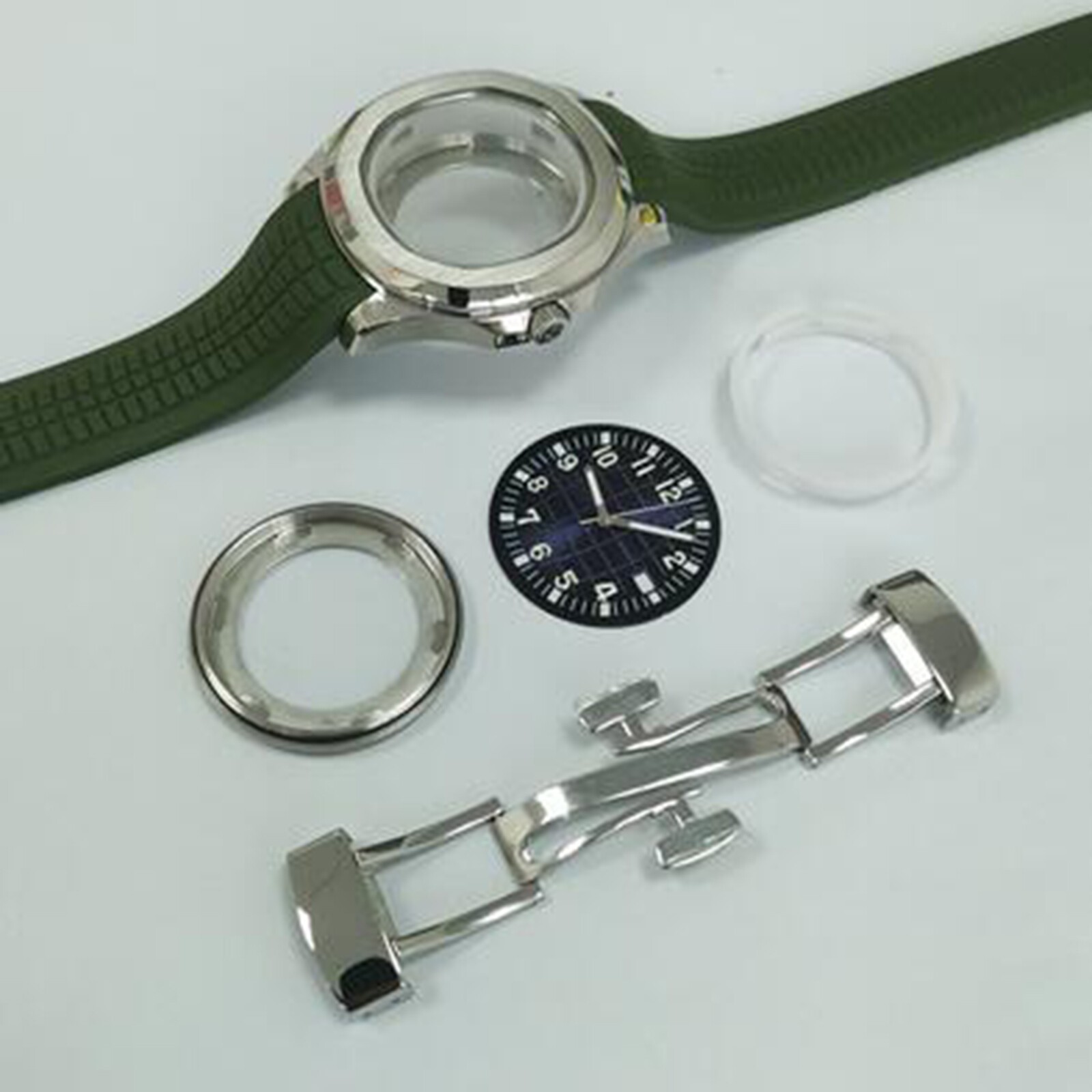 Watch Case Dial Hands Strap Accessories for NH35/36/4R/7S Movement