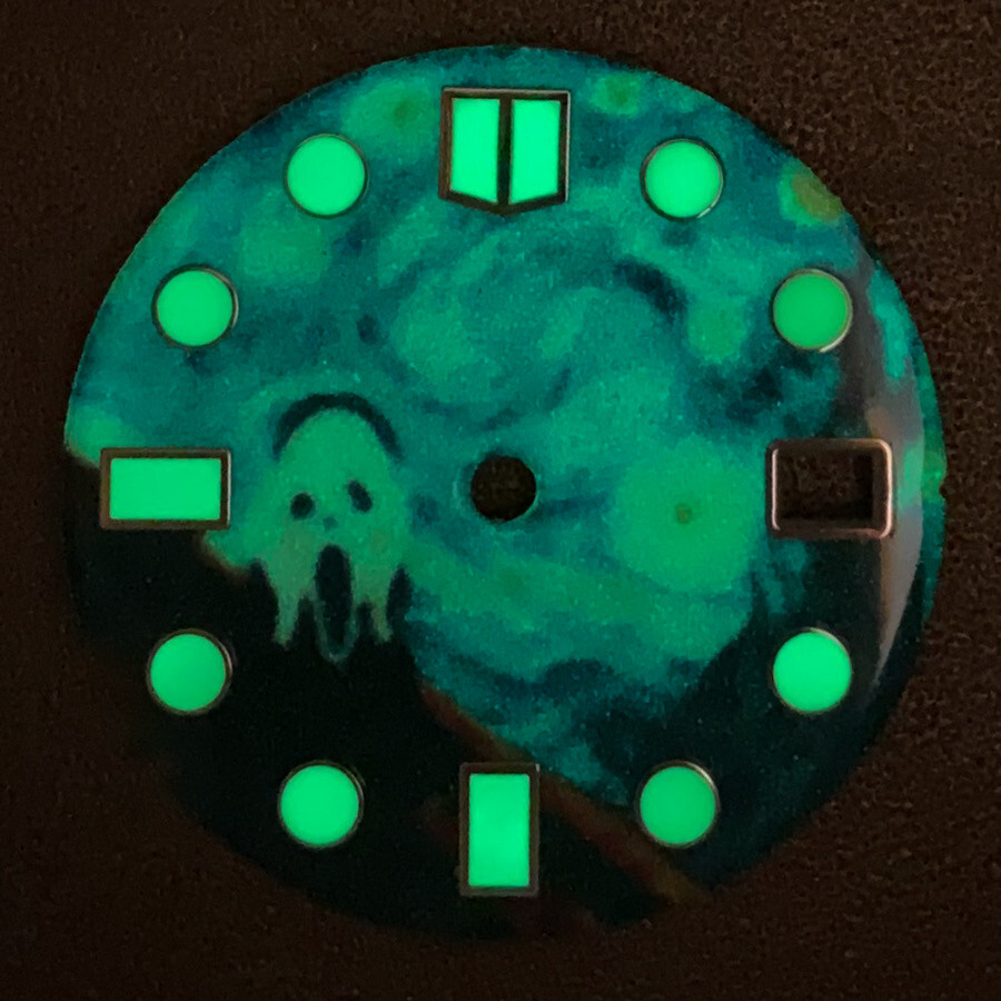 28.5mm Color Arts Luminous Watch Dial for NH35/36