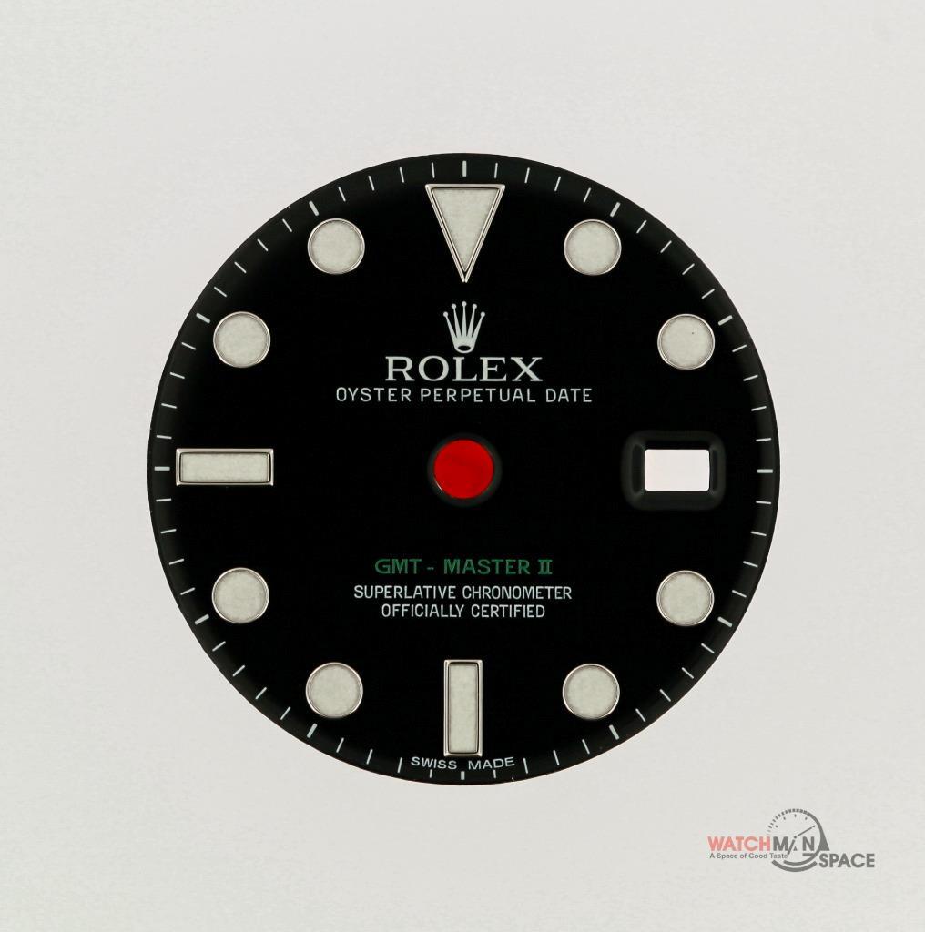 Original Men’s Rolex GMT Master II 40mm Date 116710 Gloss Black Dial S/S #D15