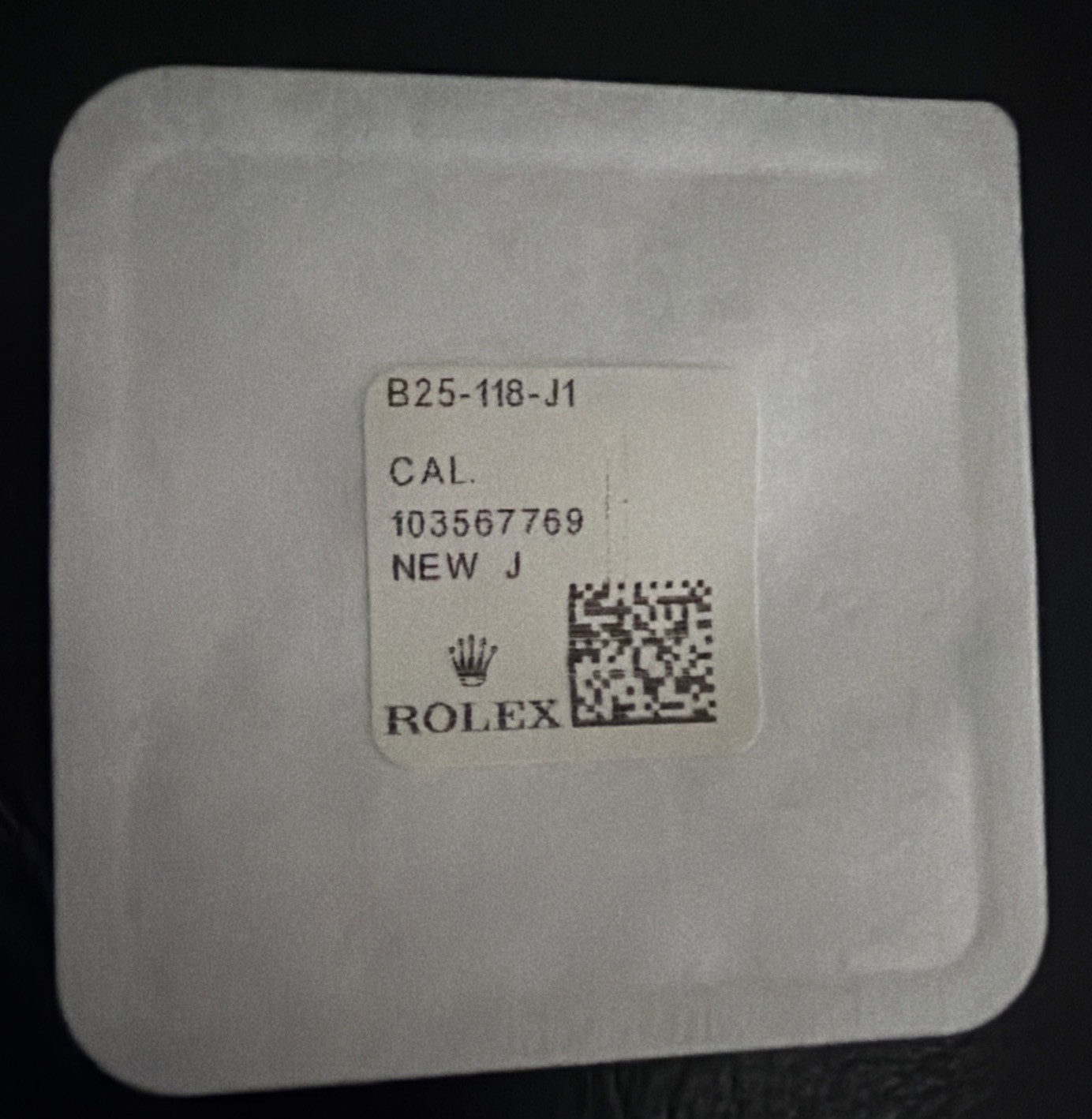 Rolex Crystal b25-118-j1 BRAND NEW/ SEALED