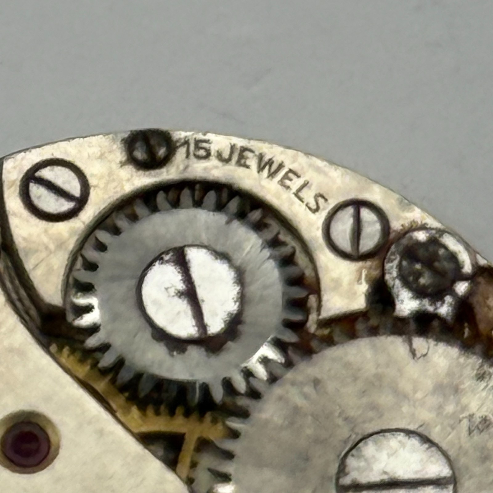 Peseux 170 Watch Movement 15 Jewels Swiss Manual Wind Parts Repair 23.3mm
