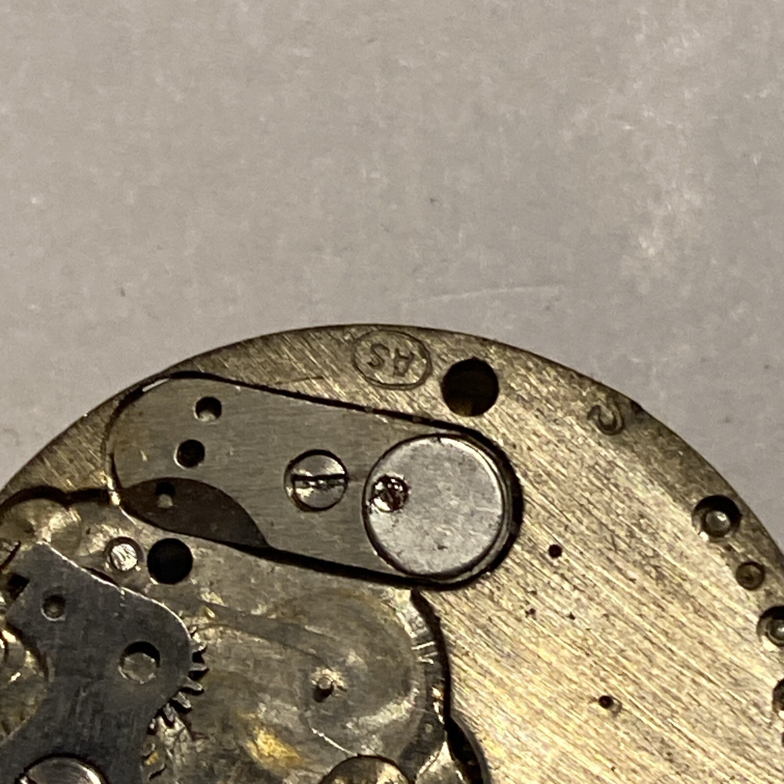 Relion Watch Co. Movement 1 Jewel AS 175 Or As 111 Cylinder Escapement