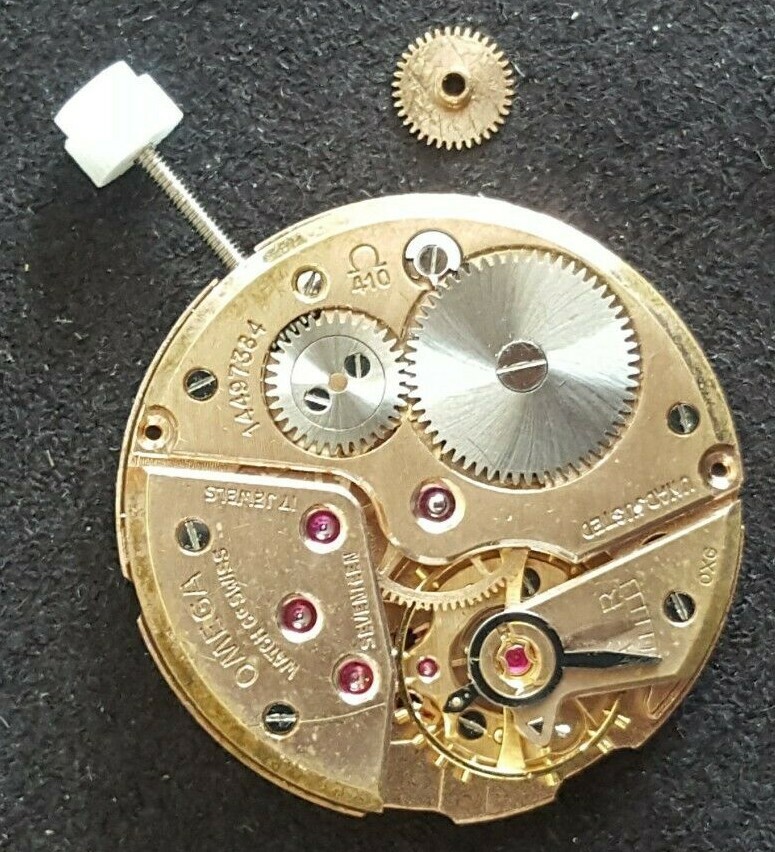 Omega Movement Caliber 410, 17 Jewels, Hour Wheel Height 1.50mm