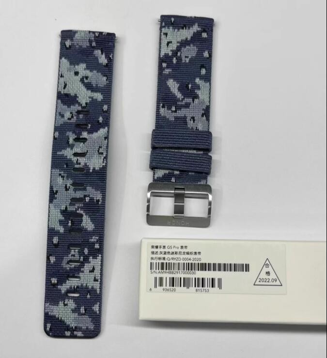 22mm Original Watch strap Woven Band for Huawei Honor GSpro Strap Camouflage