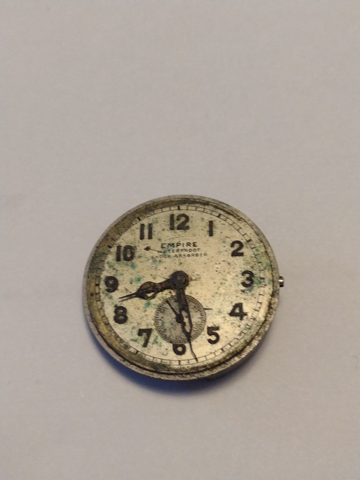 Vintage EMPIRE Watch Movement For Parts or Repair NOT WORKING!