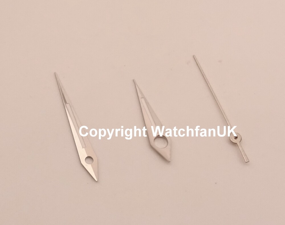 Dauphine Style Gold and Silver Tone Hands For ETA Movements (0.2/0.7/1.2)