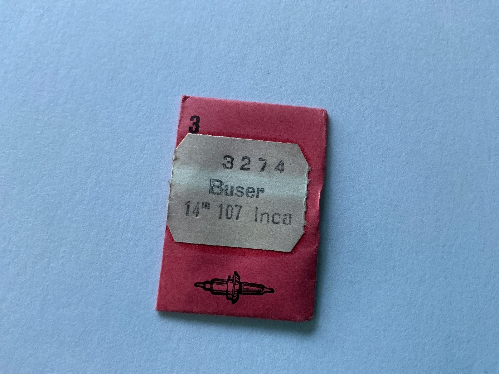 NOS watchmakers Buser 14” 107 Inca Balance staffs Swiss made DCN X3 staffs