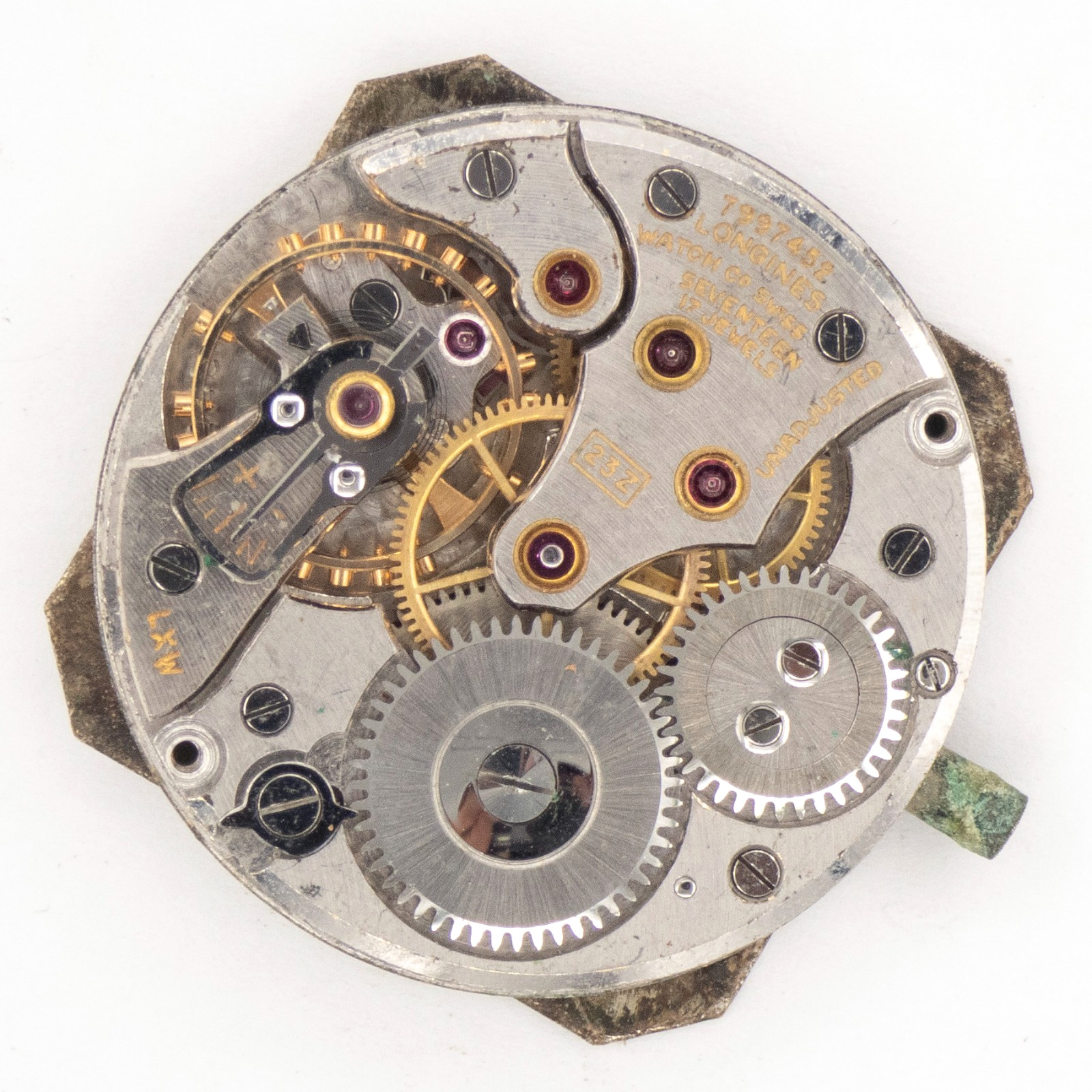 Vintage Longines Caliber 23Z 17-Jewel Wristwatch Movement