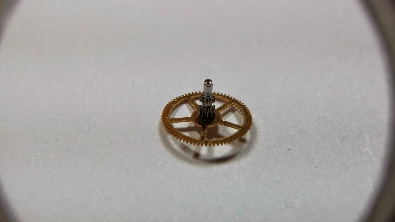 Authentic NEW Le Coultre 818 201 Center Wheel and Cannon Pinion, watch parts