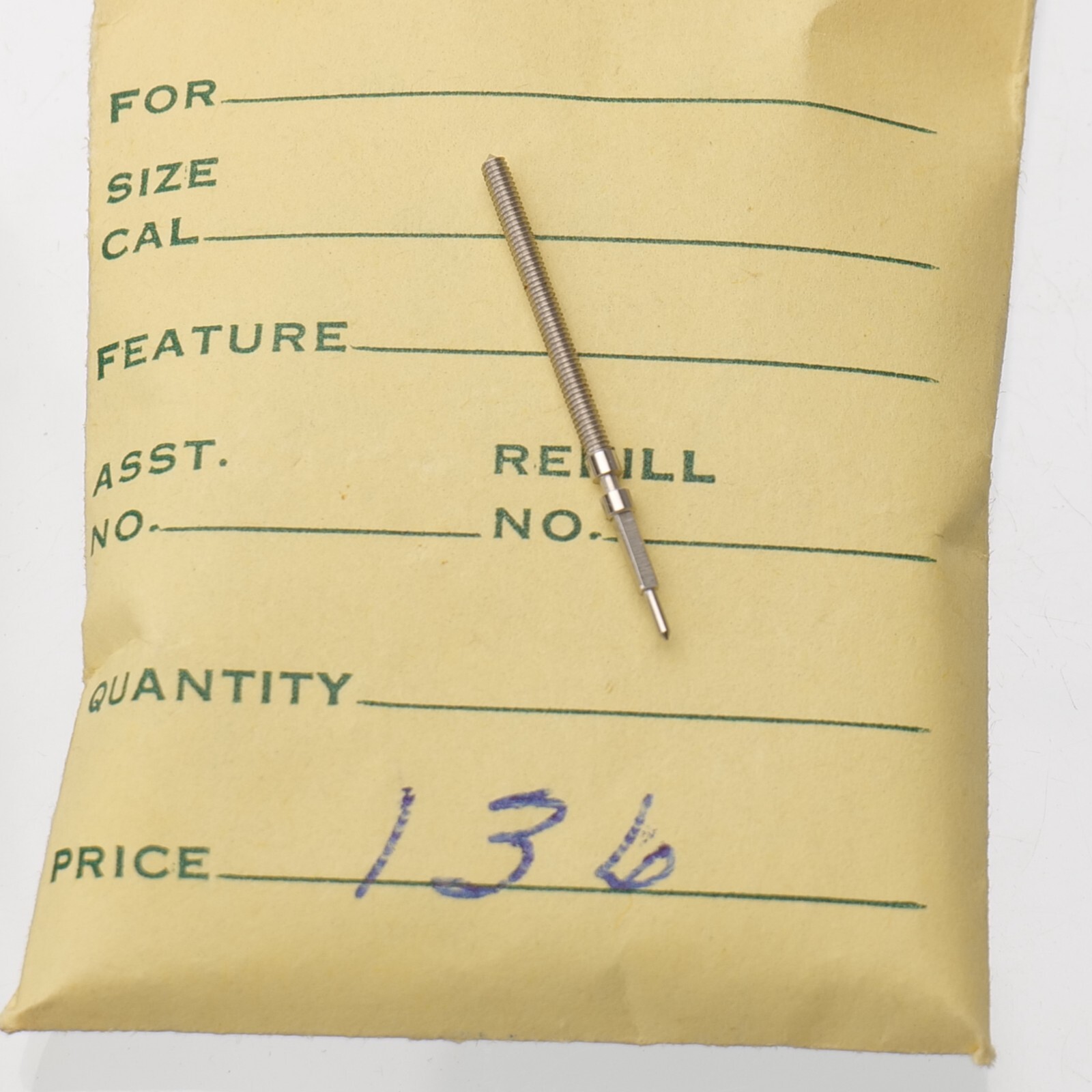 VENUS 133 Watch Winding (1) Stem Part Bestfit 200/136 New Old Stock Watchmakers