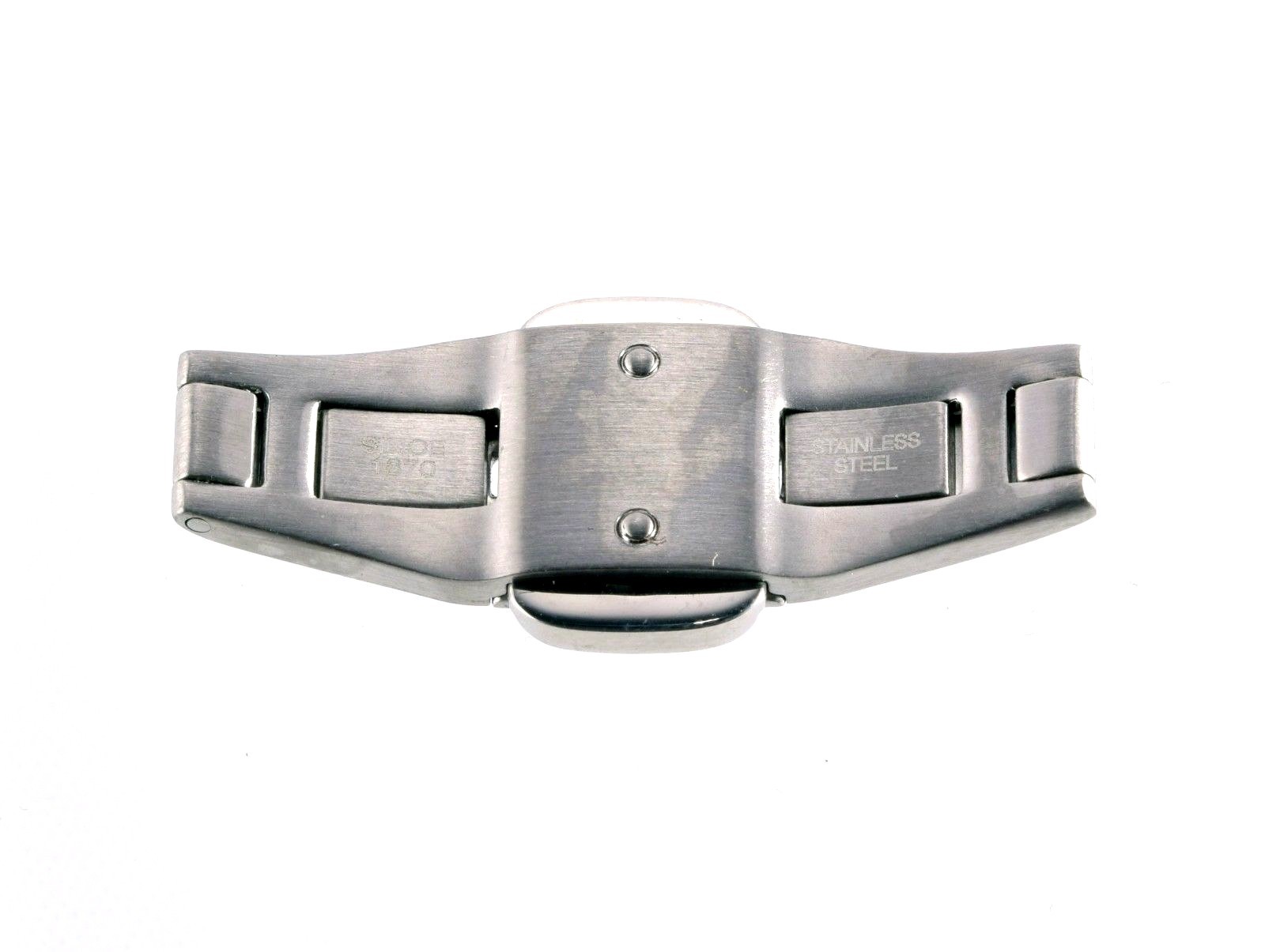 Matte Stainless Steel Butterfly Deployment Clasp 4.5 mm x 16 mm