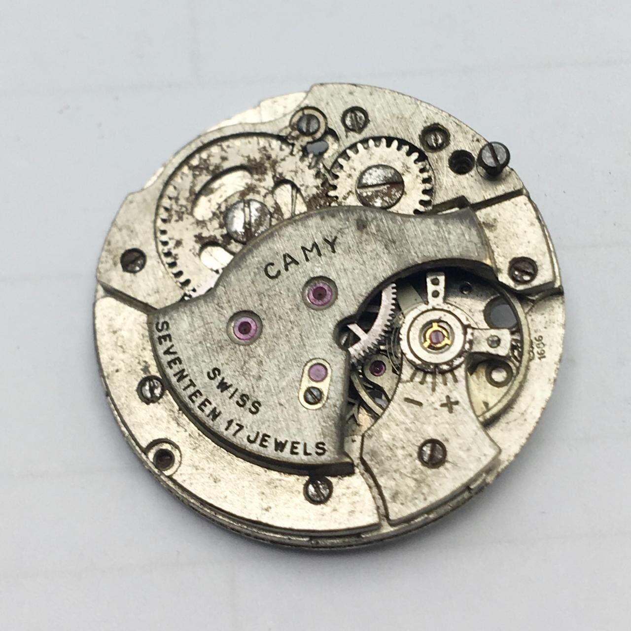 Camy Cal.1686 Manual Winding Watch Movement (Need Service) KLD33AMD1
