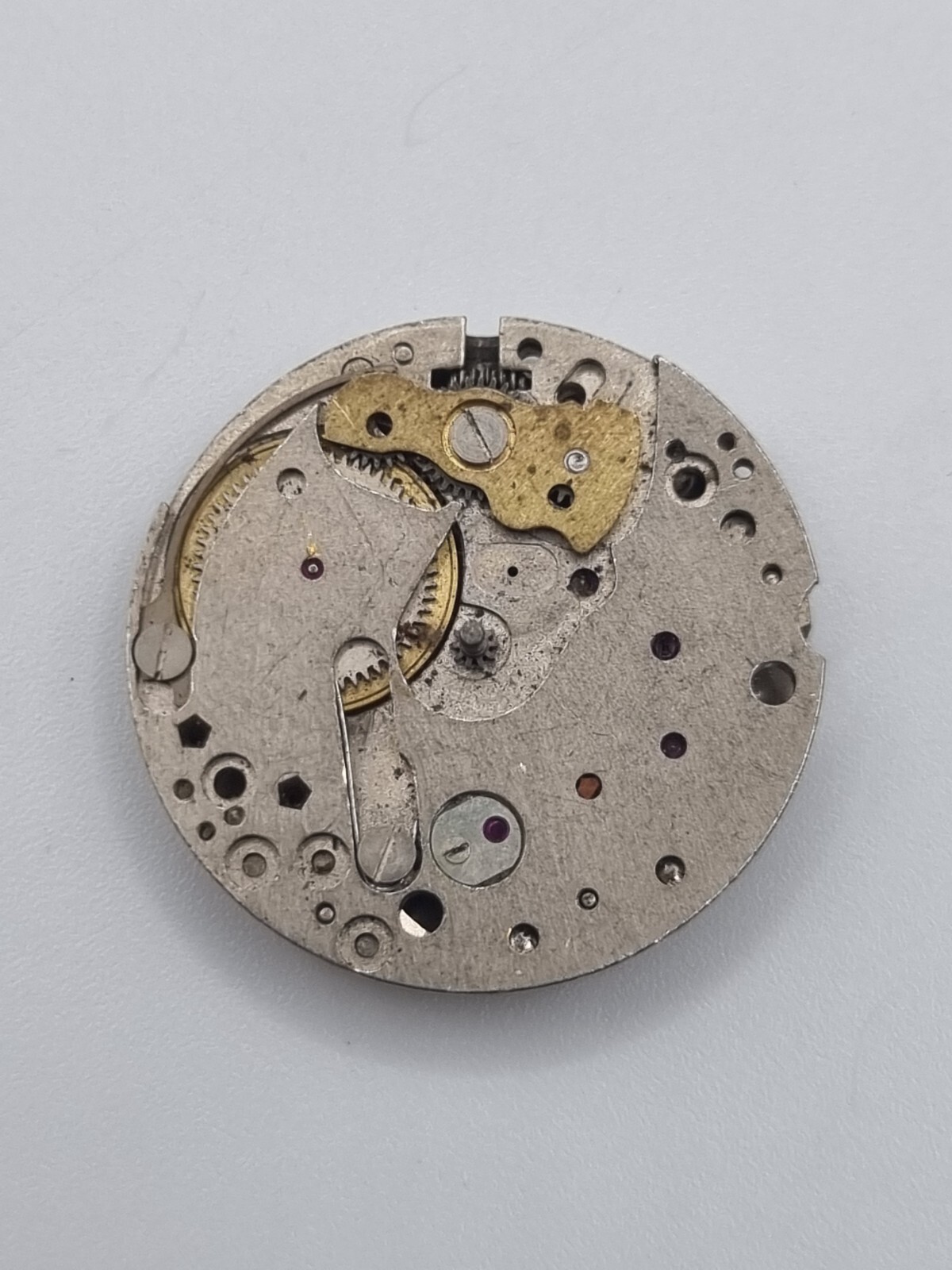EB 1197N Manual Wind Watch Movement 17 Jewels Swiss Parts Repair Untested 23.5mm