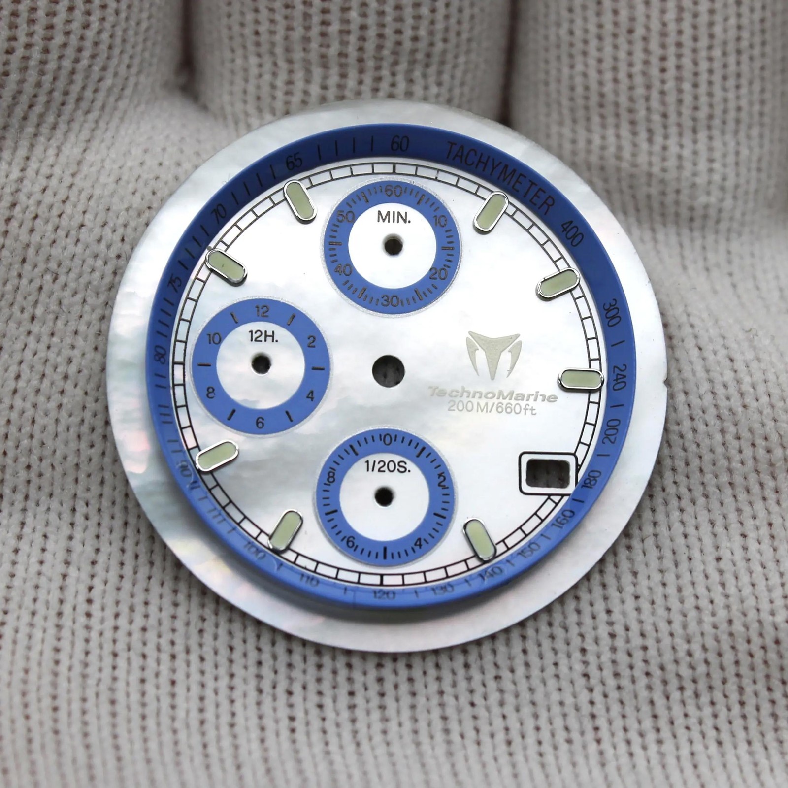 Technomarine Cruise 30mm Mother Of Pearl Blue Sub-Dials For 36mm Men’s watch