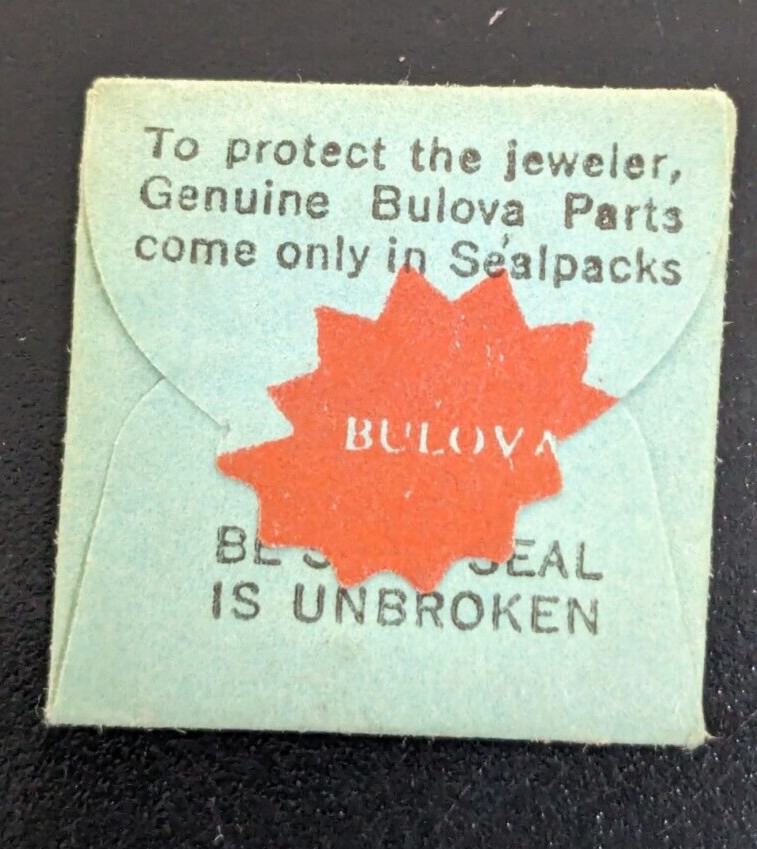 Genuine NOS Bulova Cal. 10BOAC – 1 Screw for Clutch Pinion Tension Spring #337