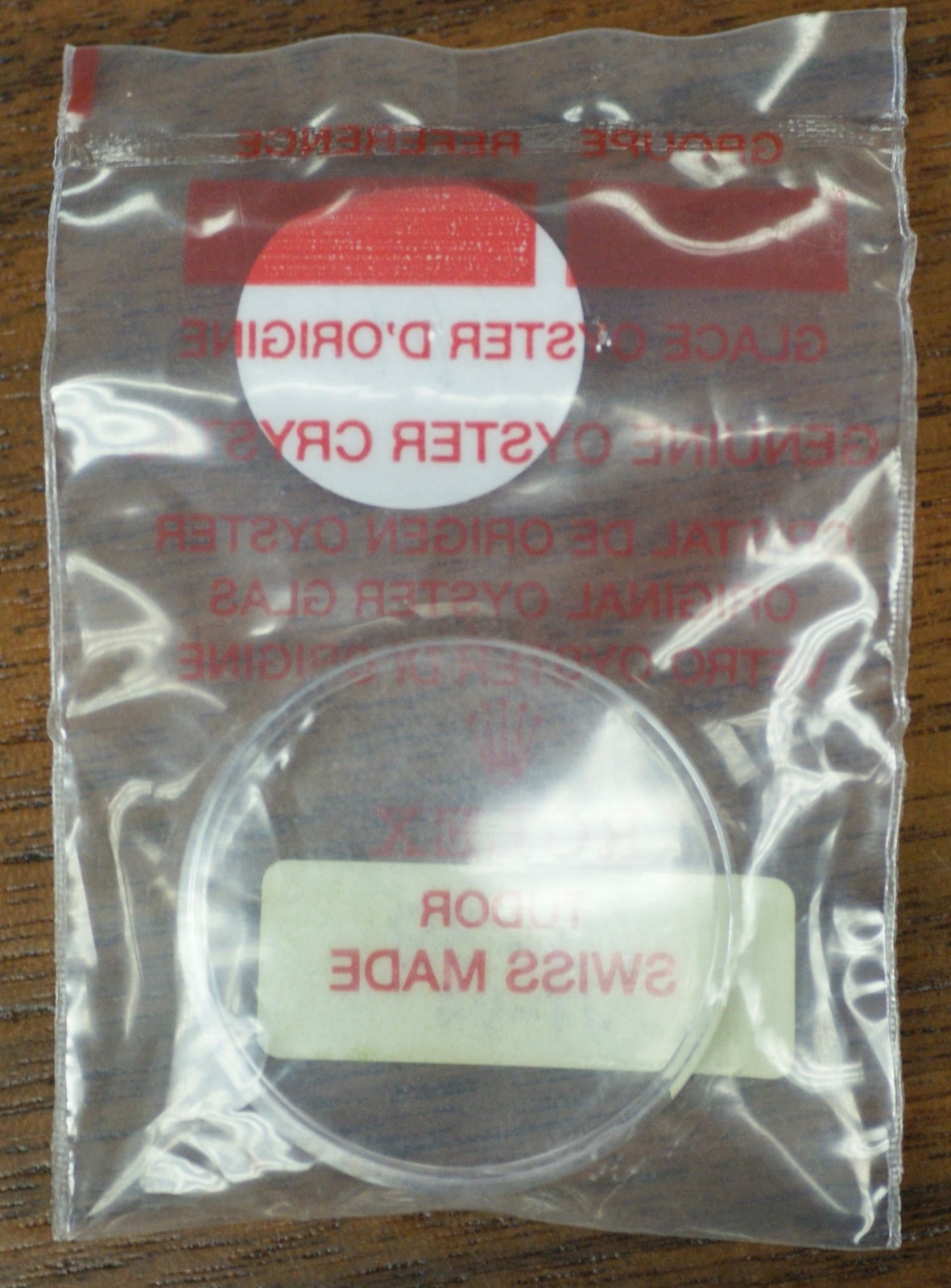 Rolex Original Sealed 1665 Sea-Dweller 25-39 Plexi-Glass Crystal Part OEM NOS