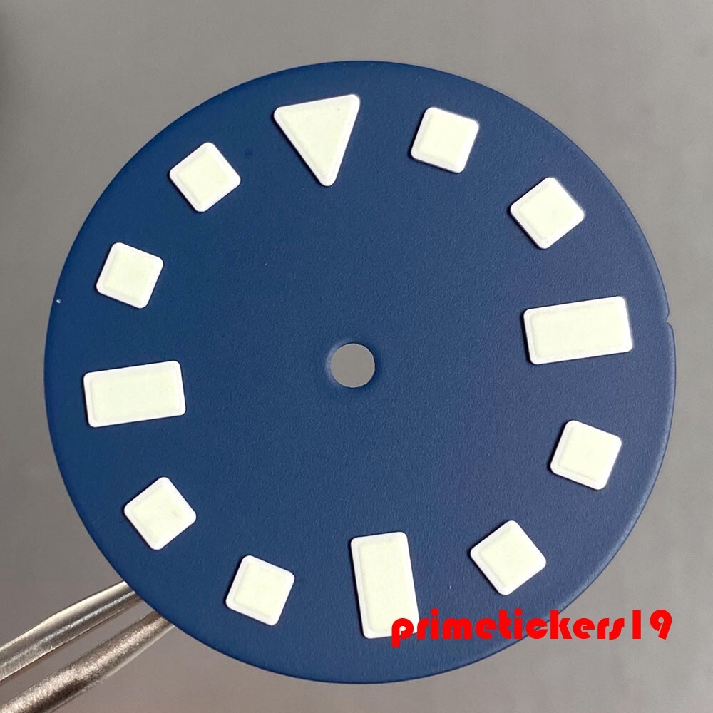 Black/Blue/Green 29mm Watch Dial Matte Face Fit NH35 Miyota8215 ETA2824 PT5000