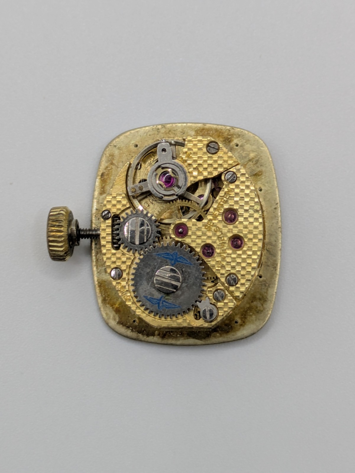 Rotary AS 1977-2 Manual Wind Watch Movement 17 Jewels Swiss Parts Repair 18.7mm