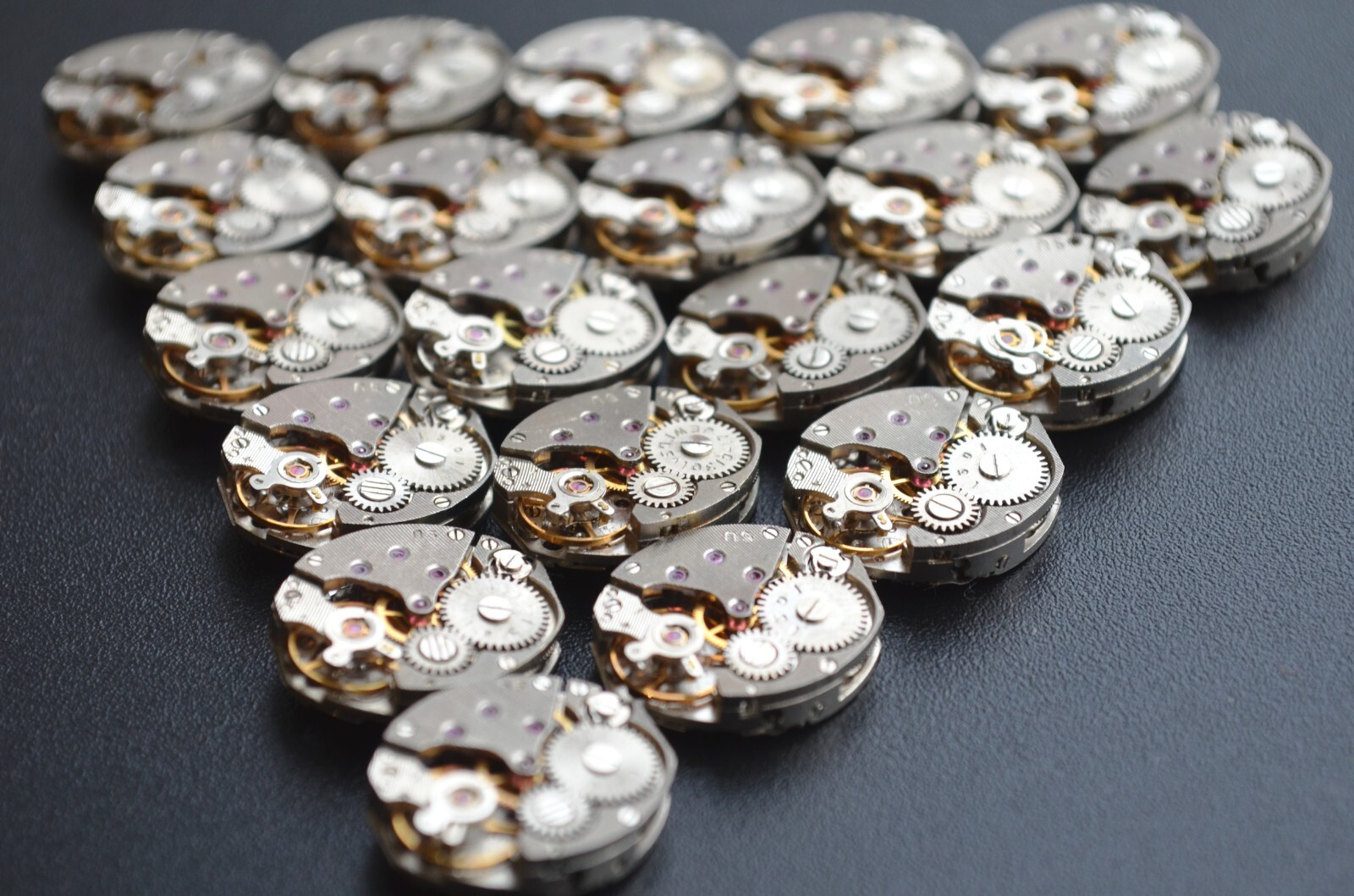 Lot 69 ladies watch OVAL movements Chaika 16×13 mm Steampunk Art parts repair