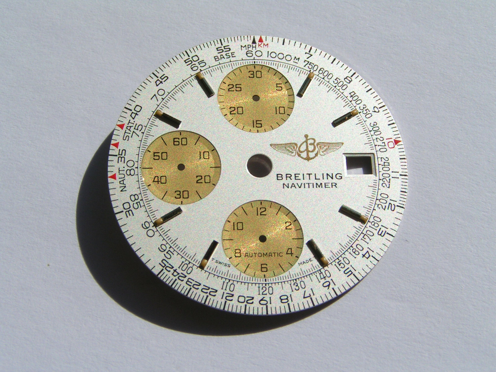 Breitling Old Navitimer D13019 K13019 dial silver silber ZB NOS I687