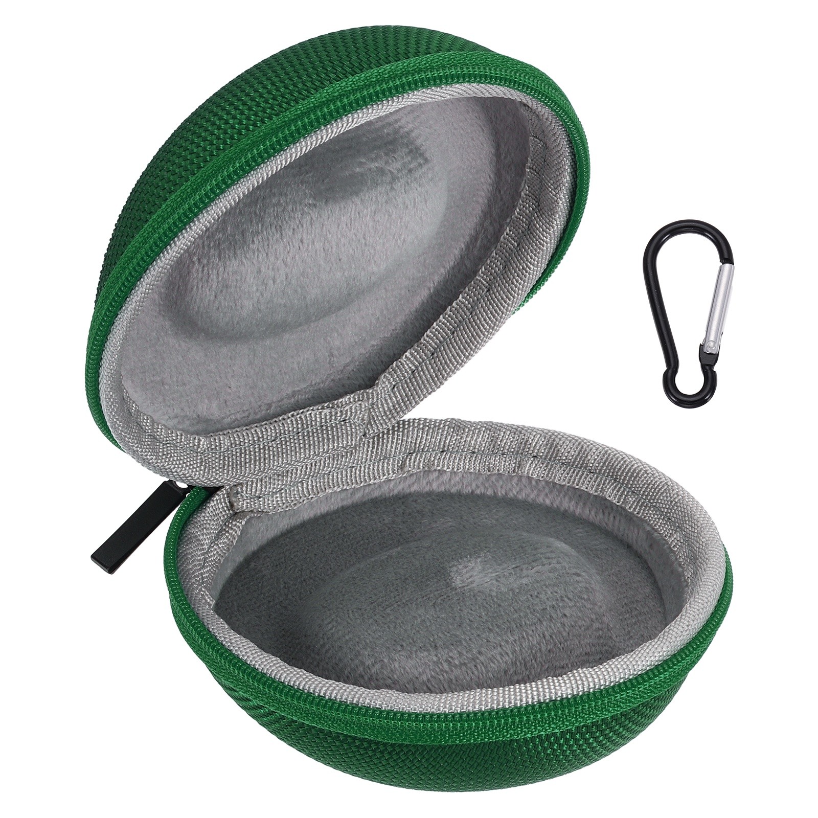 Watch Travel Case 1 Slot Oxford Watch Storage Box Up to 50mm / 2 Inch, Green