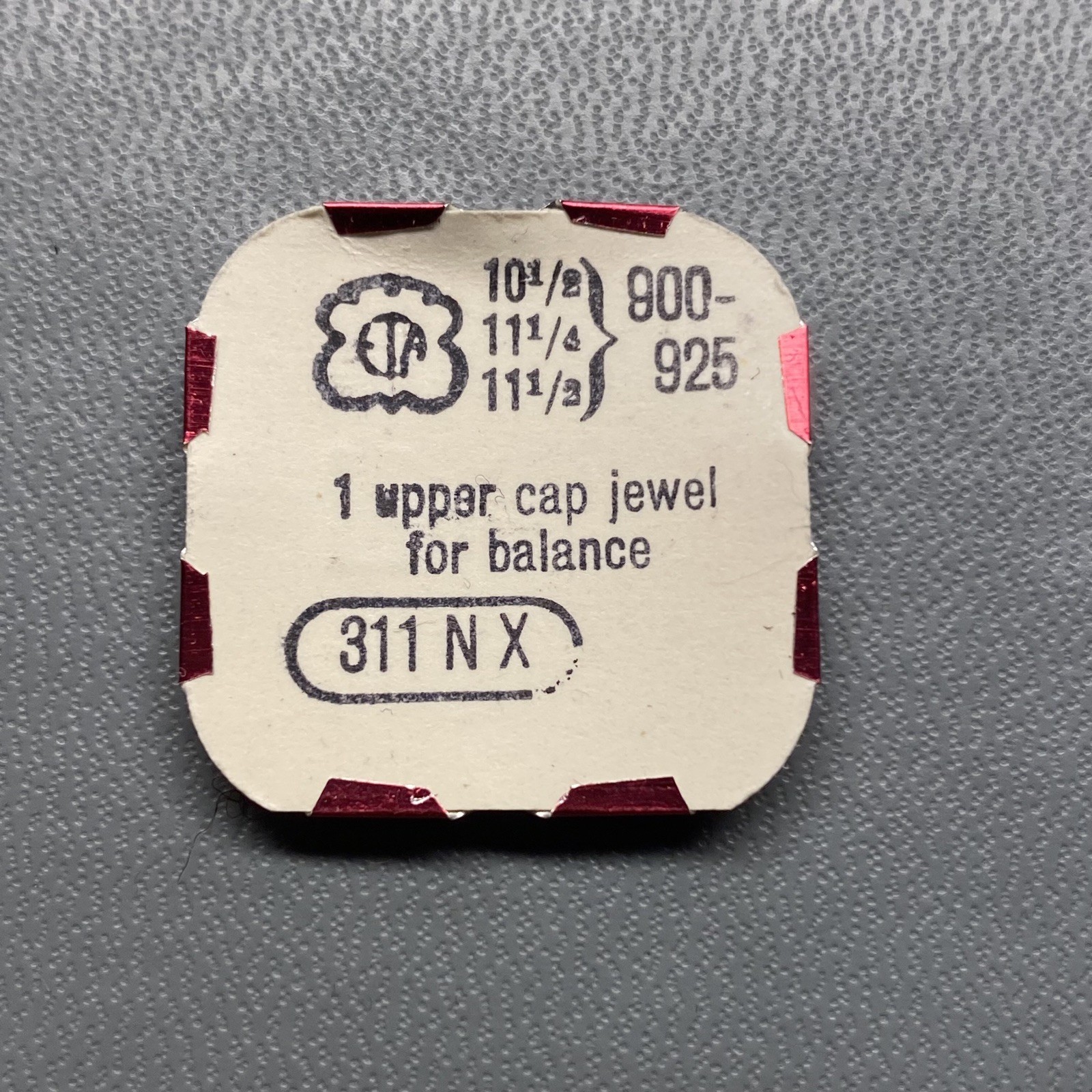 Genuine ETA Upper Cap Jewel Cal. 900 925 Part 311 N X NOS