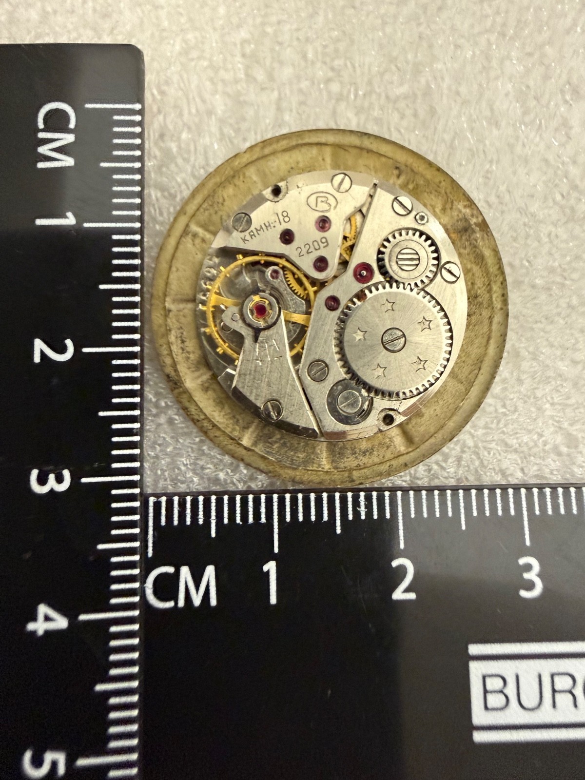 VINTAGE Vostok Wostok Cal. 2209 USSR SOVIET watch Movement. FOR PARTS