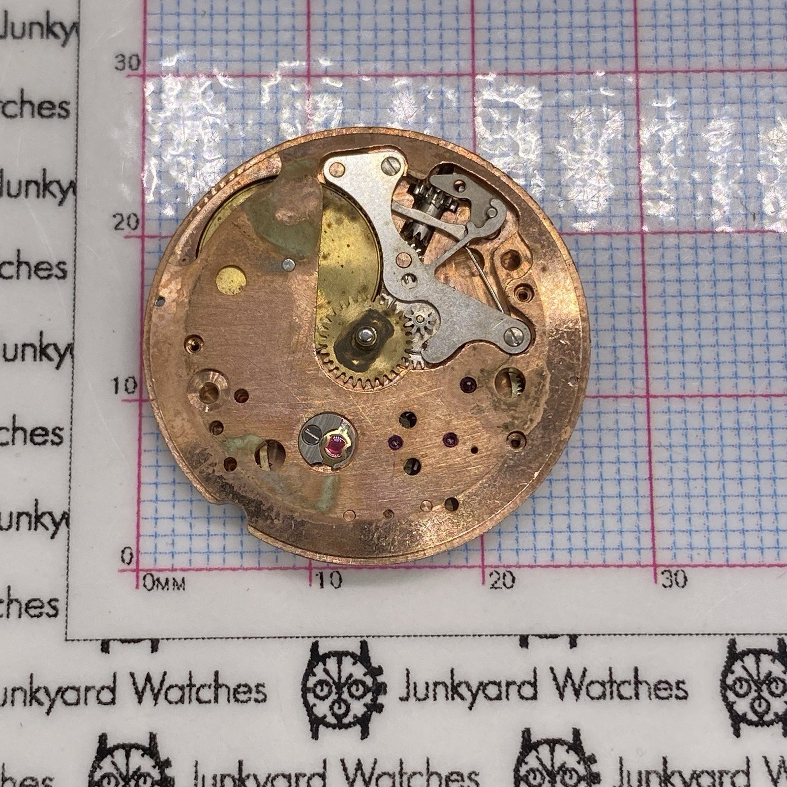 Vintage Hilton 17 Jewels Watch Movement Repair Parts Spares Swiss P 330