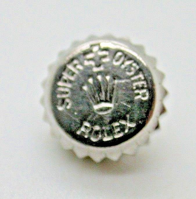 1950’s Super Oyster Crown Stainless Steel Rolex Crown Vintage Watch Part (X4)