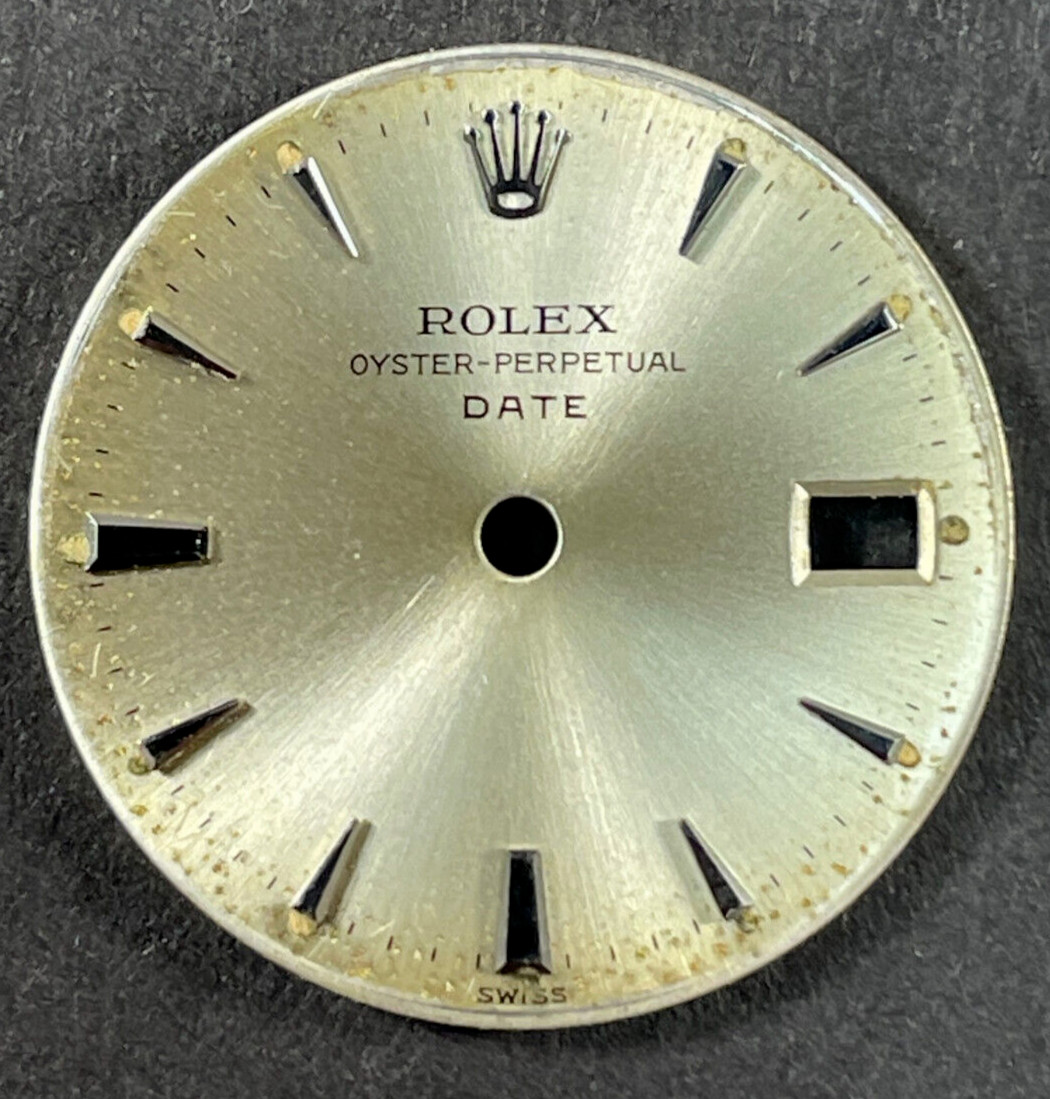 Vintage Rolex Oyster Perpertual Date Watch Dial For 26mm Case 6517 6519 6917