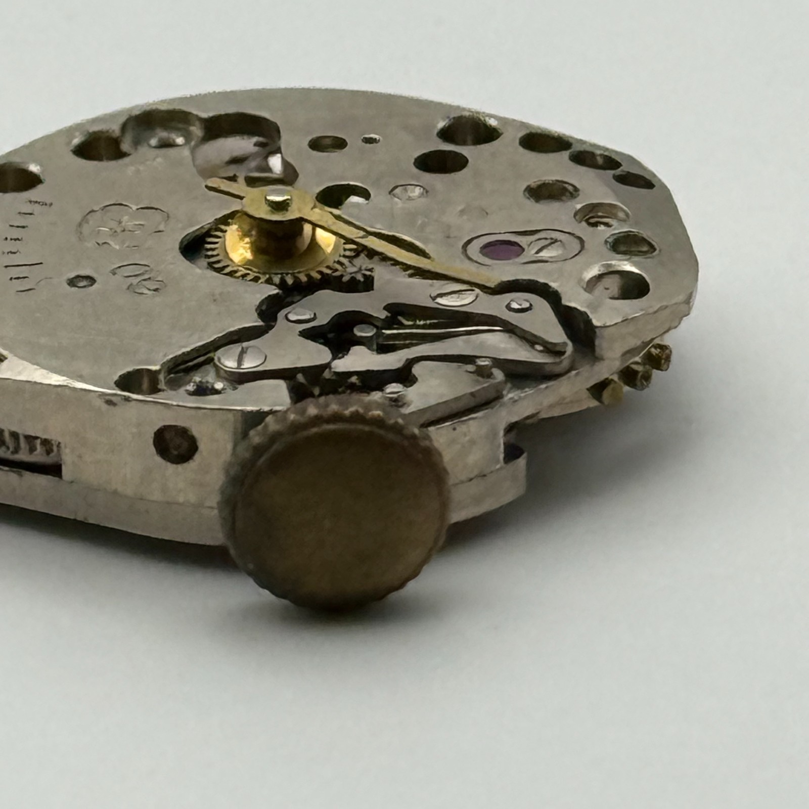 FHF 60 Watch Movement Swiss Manual Wind Vintage Parts Repair 15.3mm