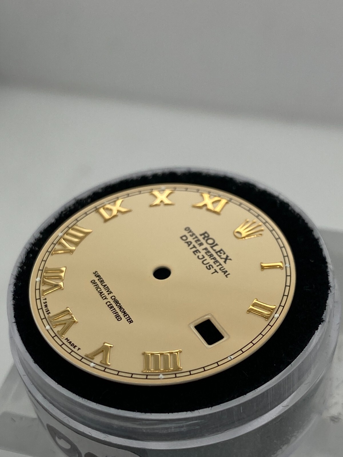 Genuine Rolex Datejust 36mm Dial cream w/Gold Roman 16013 16233 16203 116233