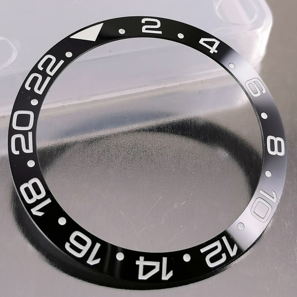 Super luminous 38mm ceramic bezel insert fit for 40mm PARNIS GMT men’s watch
