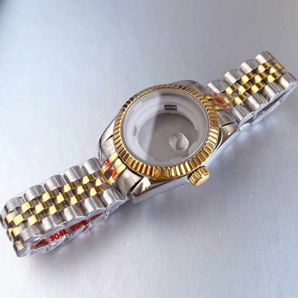 31MM Case Sapphire Jubilee Strap Fit NH05 NH06 Automatic Lady Watch Fluted Bezel