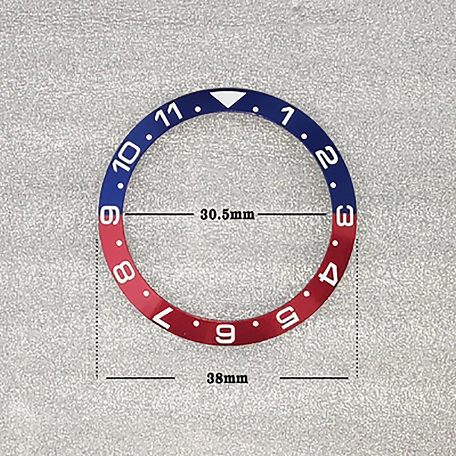 Ceramic Bezel Insert Ring Diameter 38MM 30.5MM for 40MM Su-bma-riner Watch Case