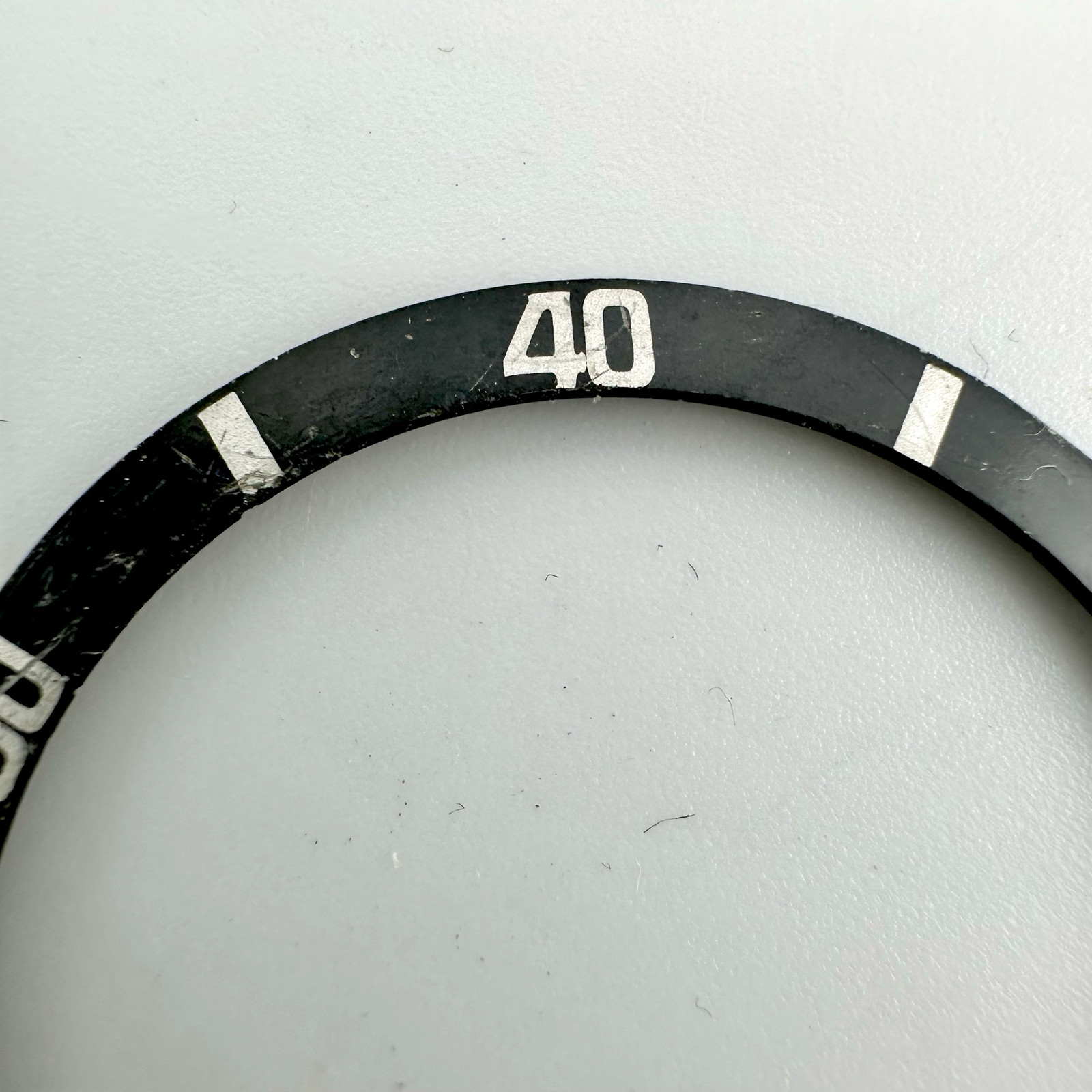 “Kissing 40” Auth. Rolex MK1 Fat Font Submariner 5512 5513 Bezel Insert