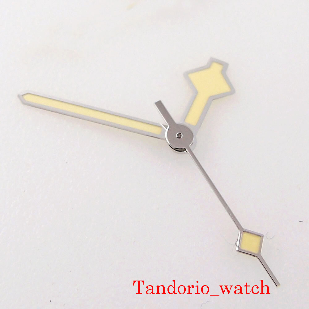 Silver Color Snow Flake Luminous Watch Hand Set Fit NH35A NH36A MIYOTA ETA 2824
