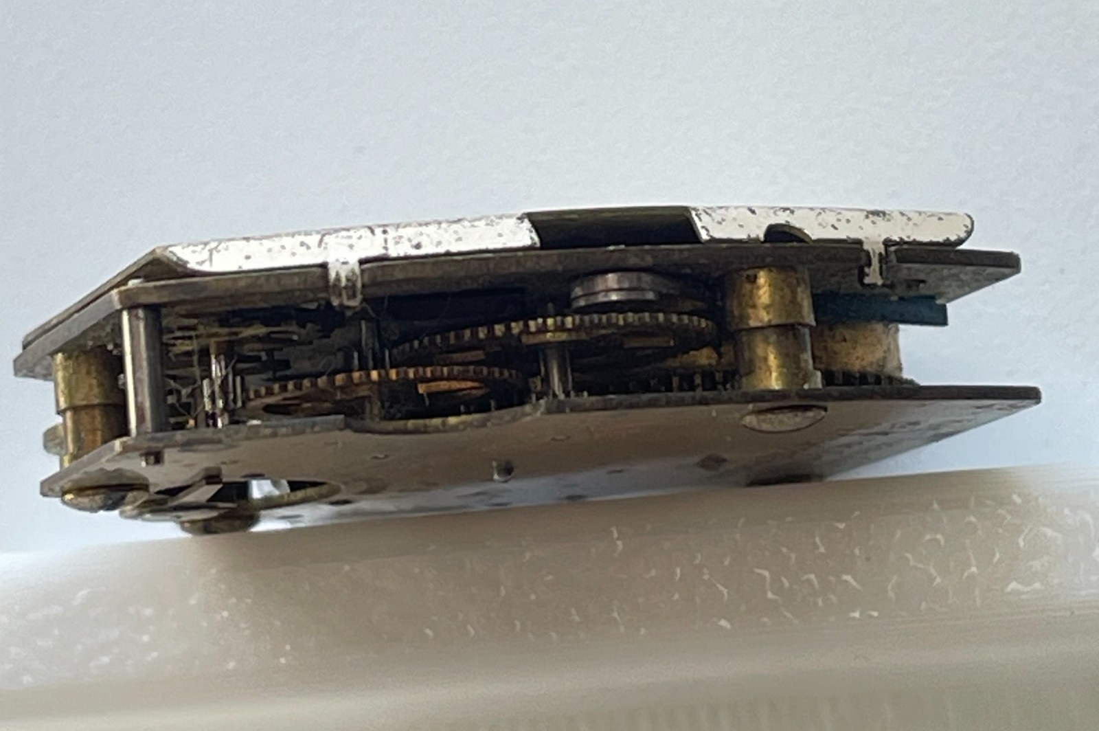 Vintage The E Ingraham Co Bristol Ct Usa Time Master Watch Movement Parts Repair