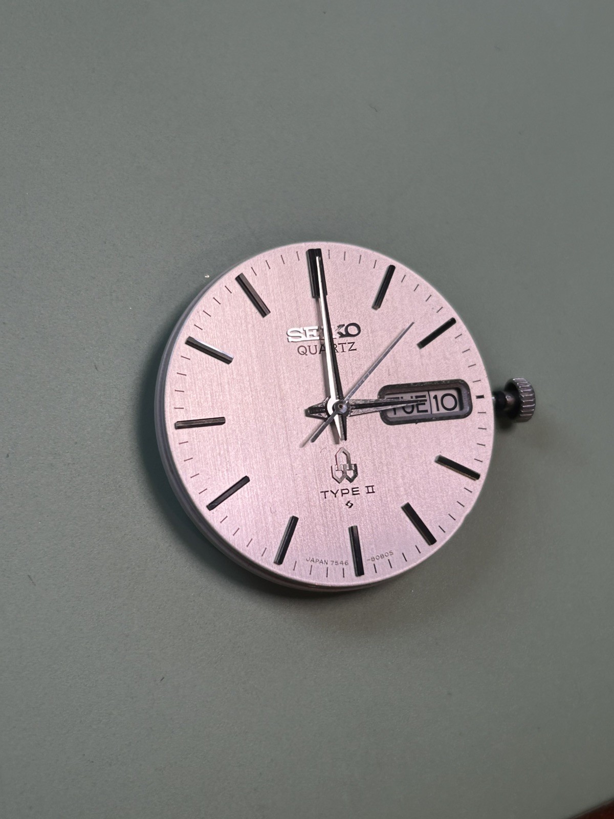 Seiko 7546 Movement for Crown at 3pm spares/repairs