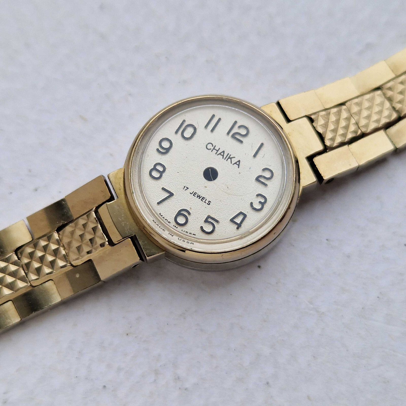 CASE for Vintage Soviet LADIES Mechanical Wristwatch CHAIKA. USSR.
