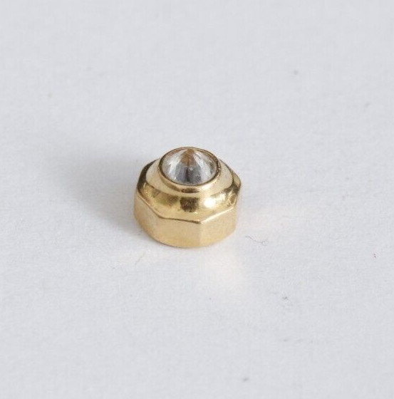 Cartier Diamond Crown Yellow Gold 100% Genuine 3.66mm item #94678