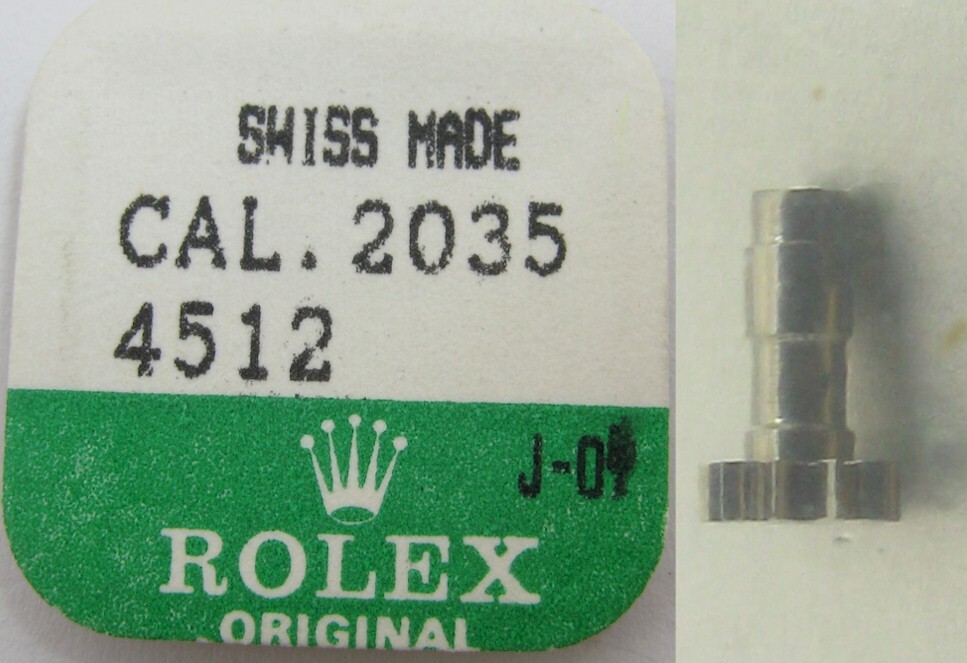 Rolex 2035 watch movement part winding pinion 4512 * calendar movement h= 2.4 mm
