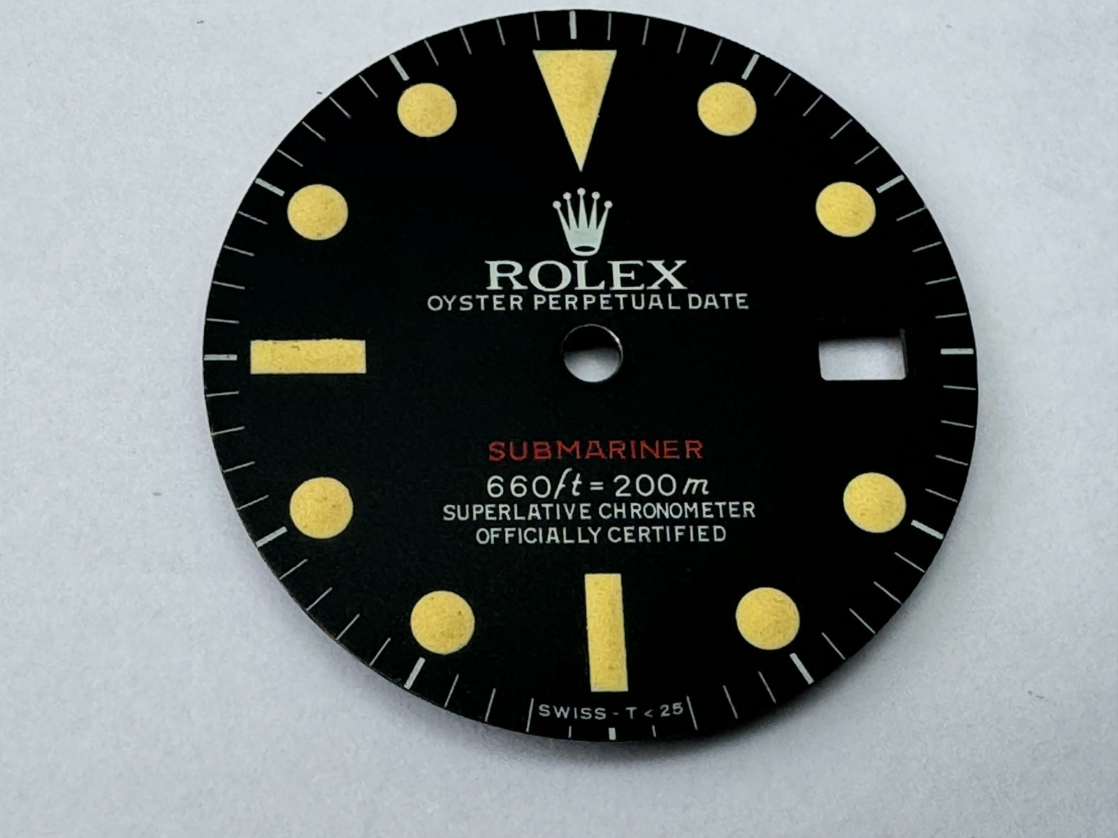 Vintage Rolex Submariner Refinished Dial Model 1680