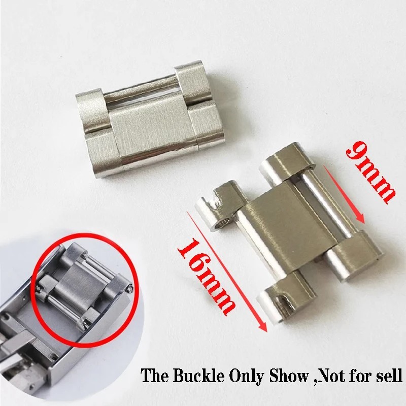 16*9mm Stainless Steel Watch Band End Link Connection For Rolex Daytona Strap