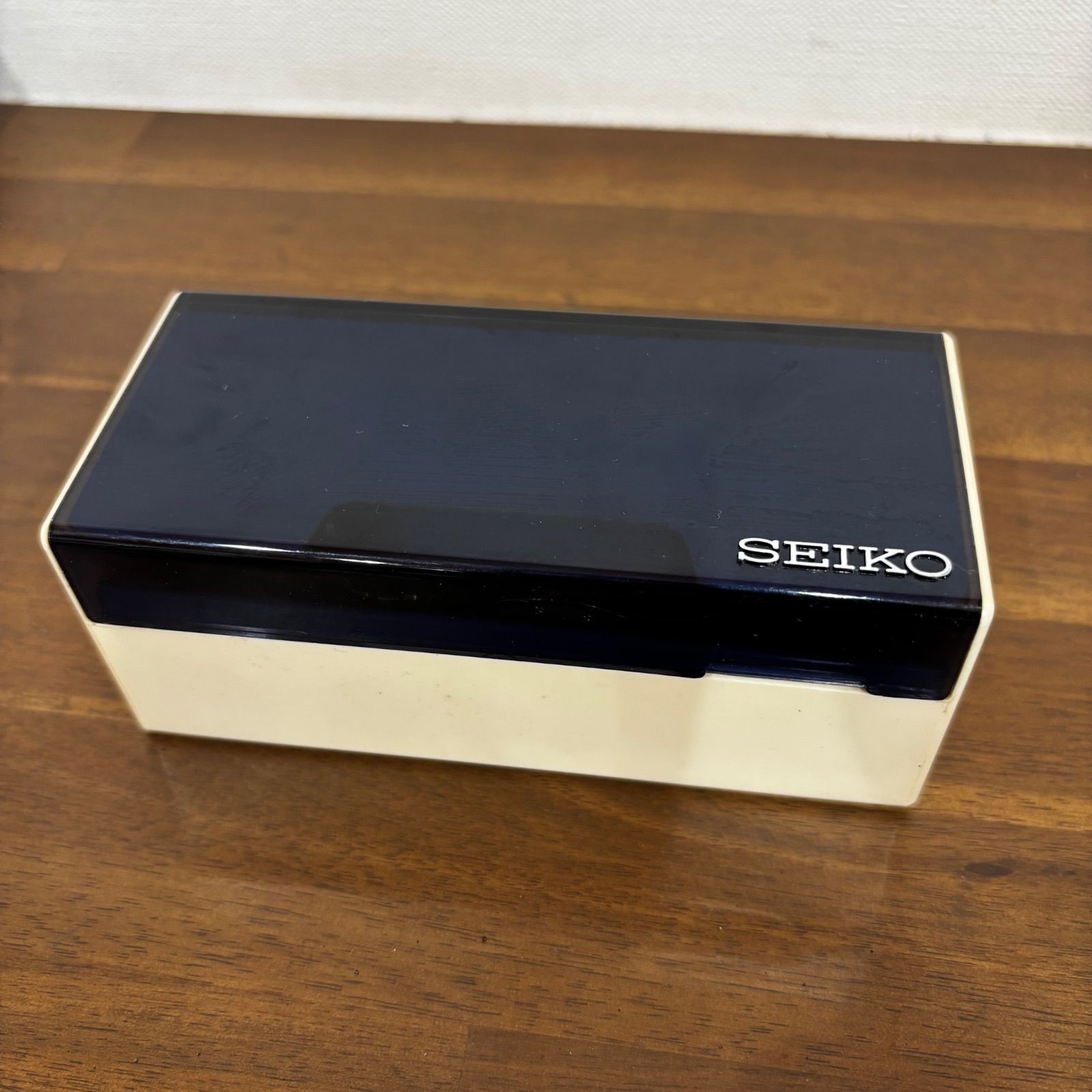 Vintage Seiko Champion Watch Box Only Genuine Display Storage Case Japan