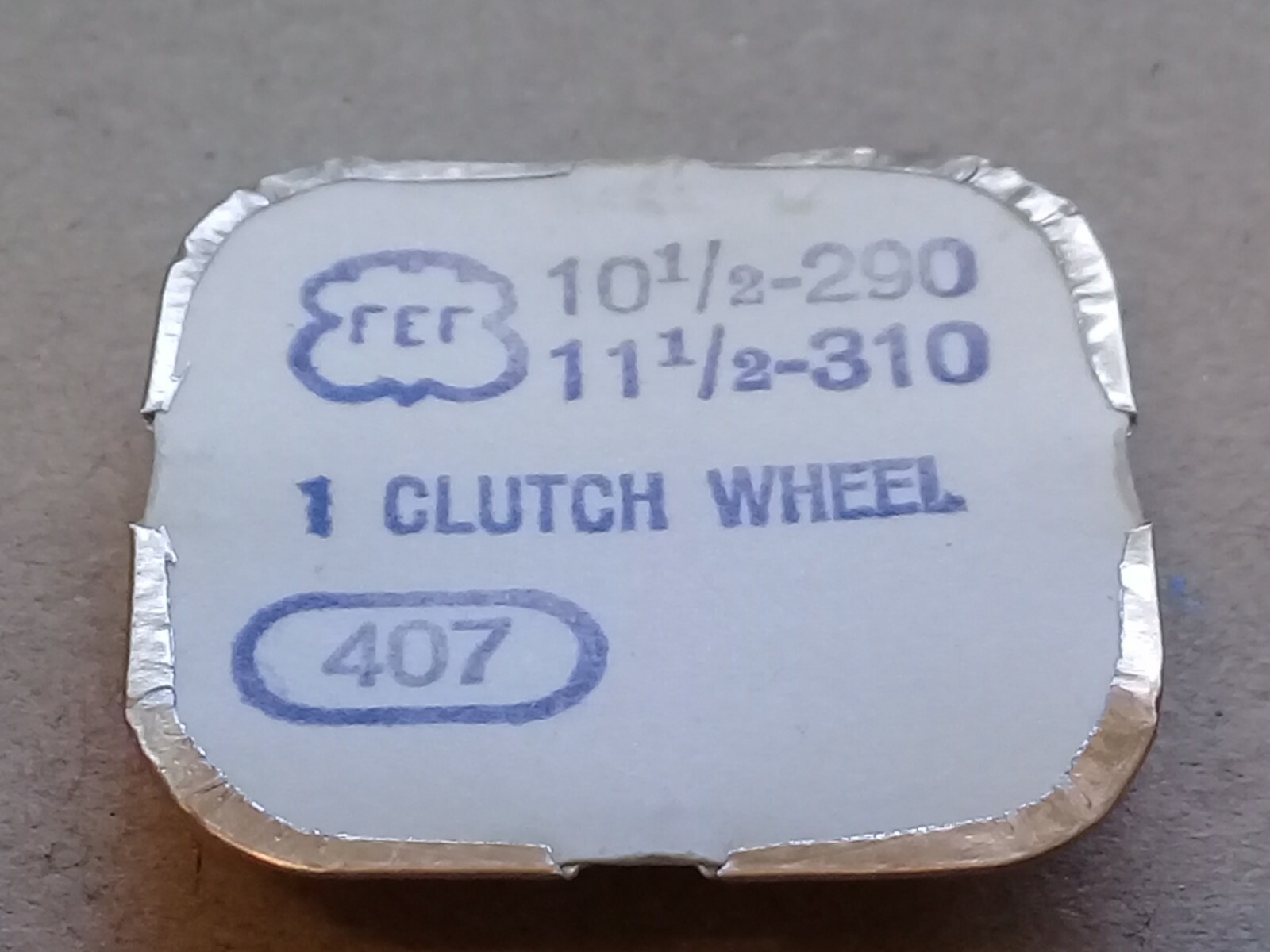 FEF Cal. 290 310 – Clutch Wheel – Part 407 10.5”’ & 11.5”’ (BC195)