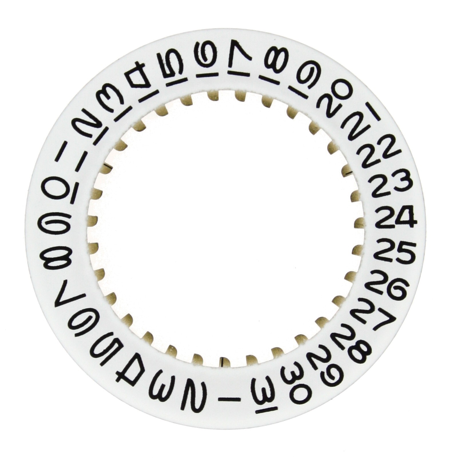 Calendar Date Disc fits ROLEX OYSTER QUARTZ 5035 17000 17013 17014 White
