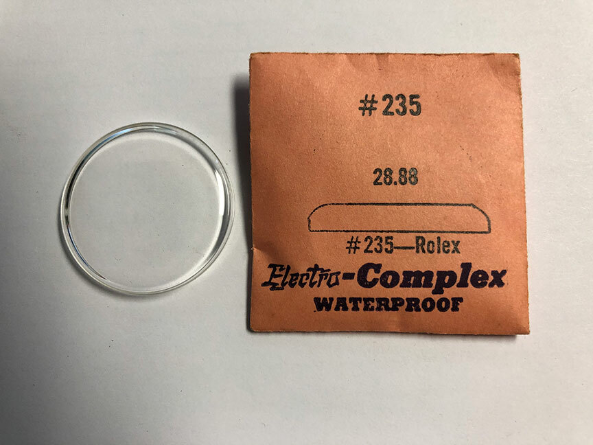 Electro-Complex Acrylic Watch Crystal for Rolex 235 – 28.88mm