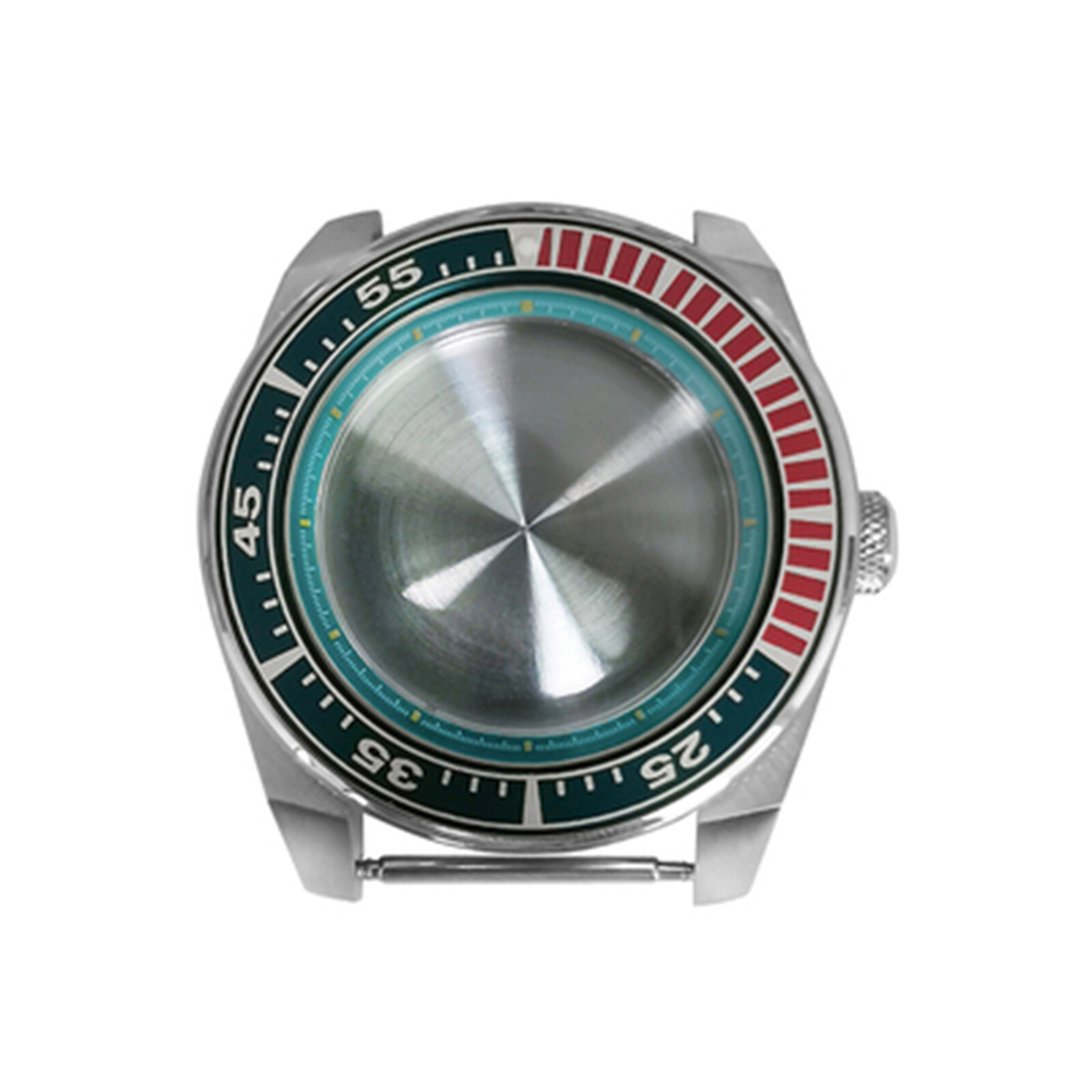 43mm Stainless Steel Watch Case Sapphire Glass Case 10ATM for NH35 NH36 Movement
