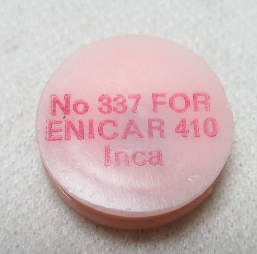 BALANCE HAIRSPRING NO 337 FOR ENICAR 410 INCA WATCHMAKER REPLACEMENT PART #381